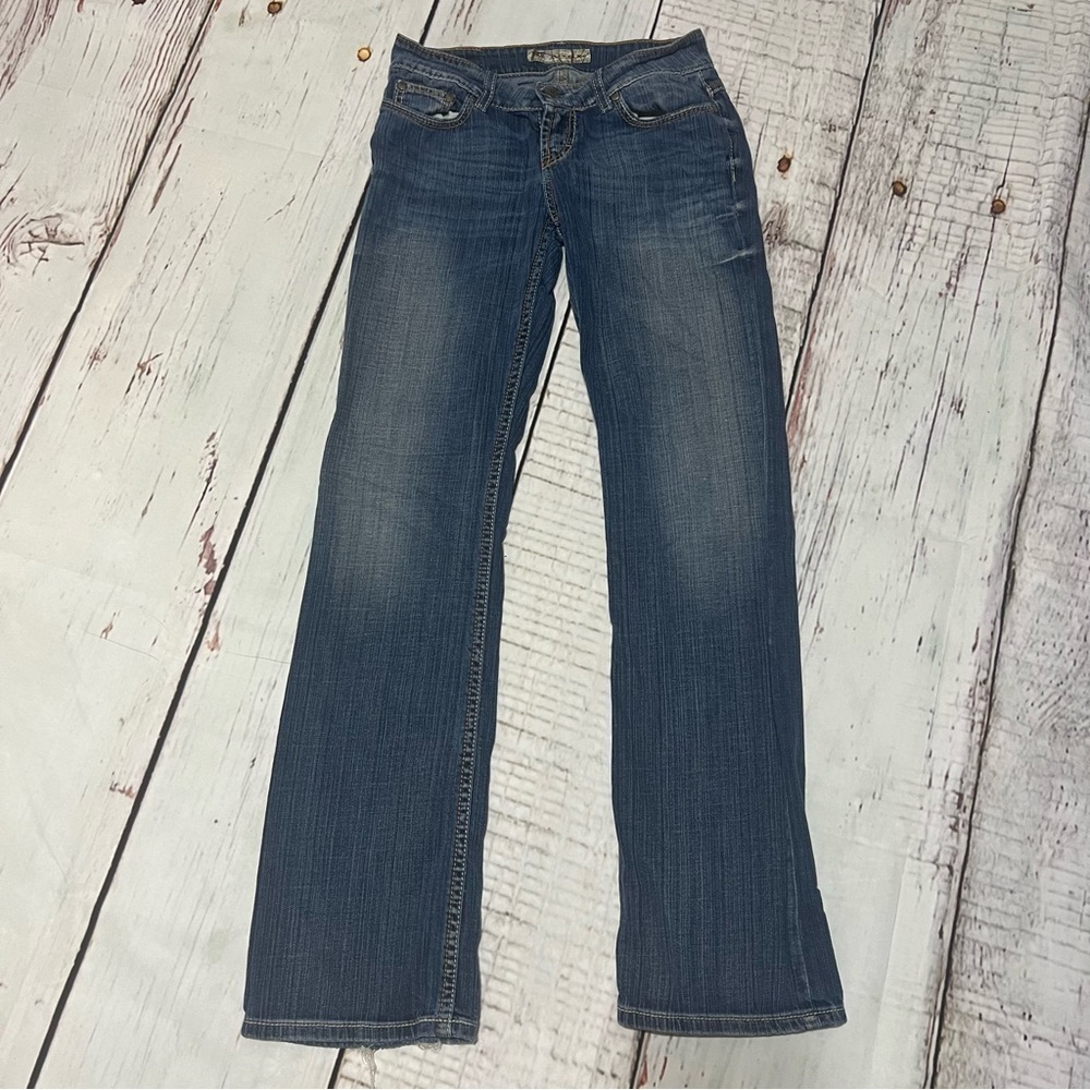 BKE DENIM “culture boot” jeans y2k vintage size 27x33.5 GUC - Picture 1 of 12